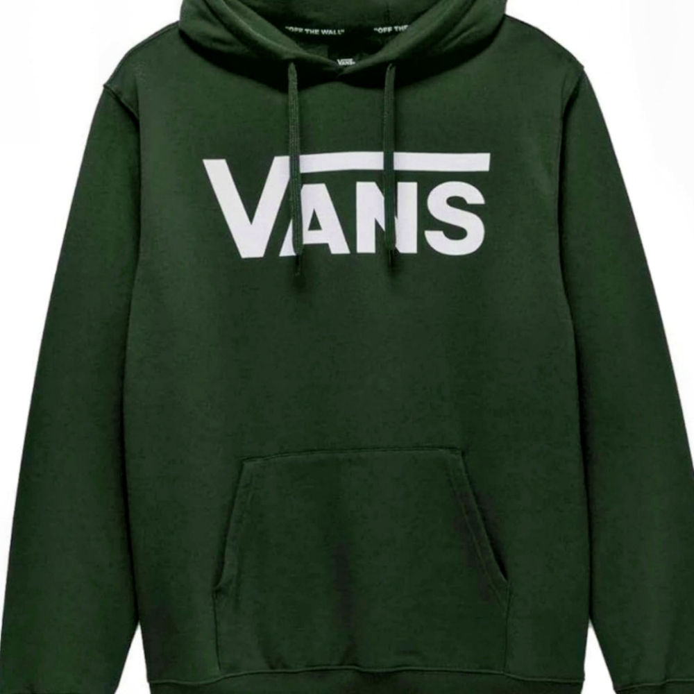 Vans classic pullover hoodie, size L, evergreen (NWOT)